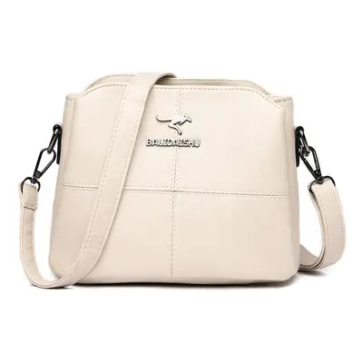 Prostorná kabelka crossbody Barva: Bílá