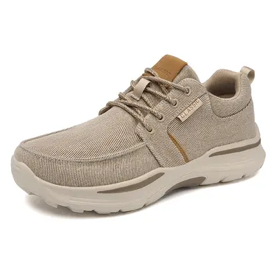 Pánské plátěné tenisky pohodlné a prodyšné sneakers Barva: Khaki