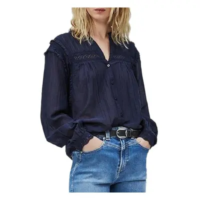 Dámská košile ALBERTINA_PL303938 Pepe Jeans Barva: Modrá