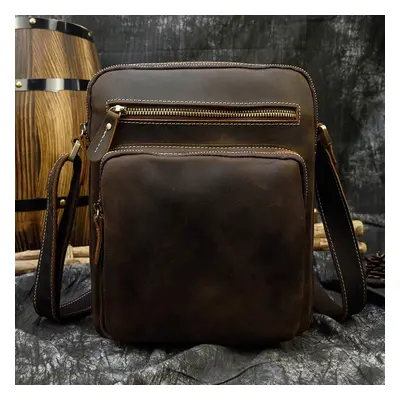 Retro kožená brašna pro pány crossbody na rameno Barva (Varianta): Design2