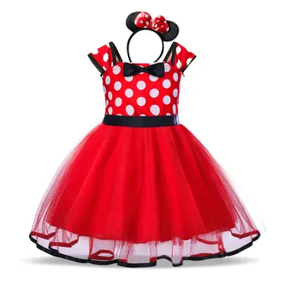 Dívčí puntíkaté šaty Minnie Mouse