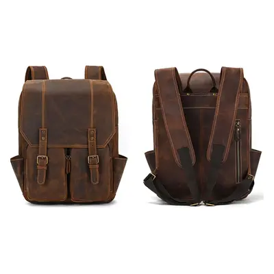 Kožený batoh z pravé kůže NW247 Barva (Varianta): Leather Back