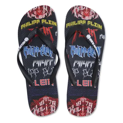 Unisex pantofle / žabky BRD_90299 Philipp Plein Barva: Černá