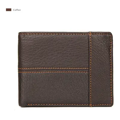 Pánská peněženka z pravé kůže NW532 Barva (Varianta): Card Wallet kávová