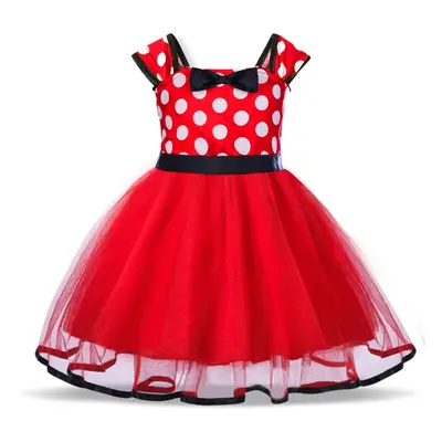 Puntíkaté šaty kostým Minnie Mouse