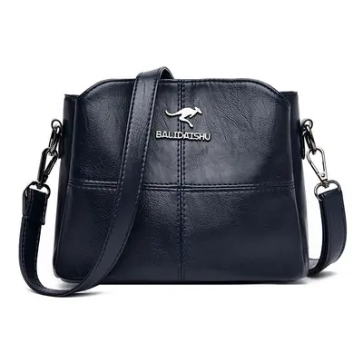 Prostorná kabelka crossbody Barva: Modrá