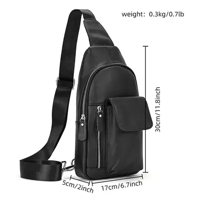 Asymetrický batoh crossbody na jedno rameno Barva (Varianta): Design4 černá