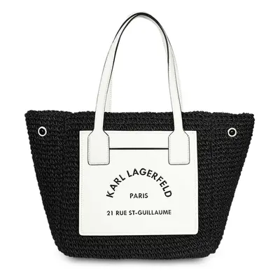 Dámská shopper kabelka 230W3057 Karl Lagerfeld Barva: Černá