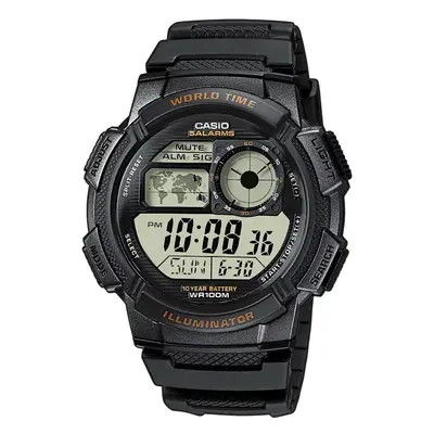 Pánské hodinky CASIO AE-1000W-1AV - WORLD TIME + BOX Barva (Varianta): tay-7483-uniw