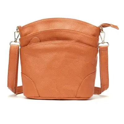 Crossbody kabelka se zipy Barva (Varianta): Oranžová