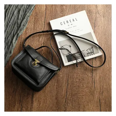 Luxusní crossbody taška v retro stylu Barva (Varianta): Černá