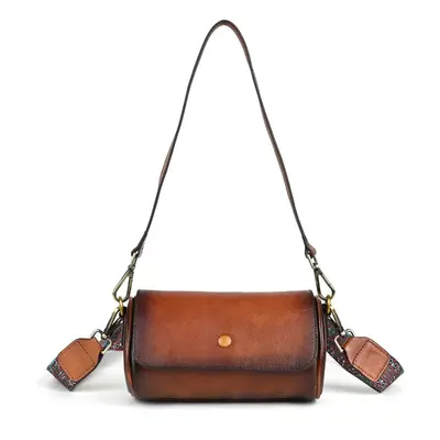 Crossbody retro taška s gradientem Barva (Varianta): Hnědá