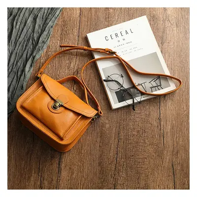 Luxusní crossbody taška v retro stylu Barva (Varianta): Žlutá