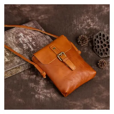 Crossbody retro kapsička Barva (Varianta): Oranžová