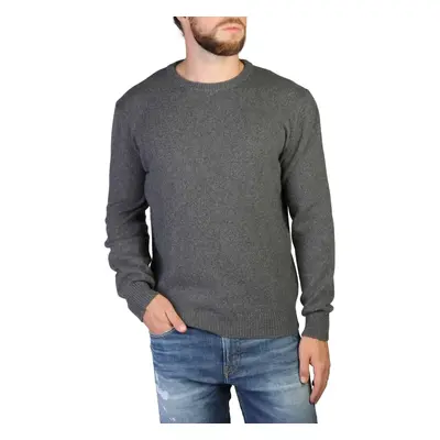 Pánský svetr C-NECK-M 100% Cashmere Barva: Šedá