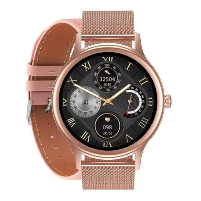 Dámské chytré hodinky SMARTWATCH PACIFIC 18-1 - NÁRAMEK + PASEK: Rosegold (sy015a) Barva (Varian