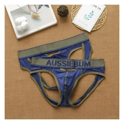 Pánské slipy s nápisem Aussiebum 1ks Barva: Tmavě Modrá