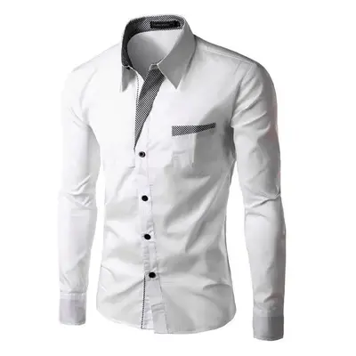 Pánská košile Camisa Masculina Barva: Bílá