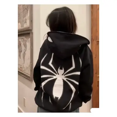 Unisex mikina s pavoukem Spider-man Barva: Černá