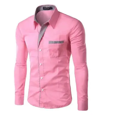 Pánská košile Camisa Masculina Barva: Růžová