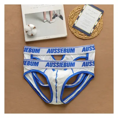 Pánské slipy s nápisem Aussiebum 1ks Barva: Bílá