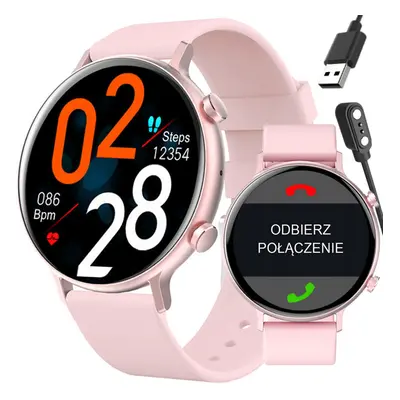 Dámské chytré hodinky SMARTWATCH Rubicon RNCE98 - VOLÁNÍ, Pulzní oxymetr (sr043a) Barva (Variant