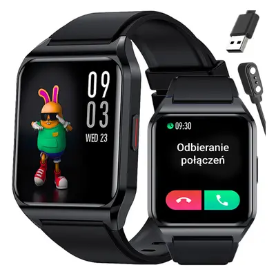 SMARTWATCH UNISEX Rubicon RNCE89 - VOLÁNÍ, VLASTNÍ ŠTÍTY (sr035b) Barva (Varianta): tay-18585-un