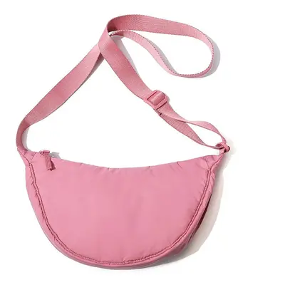 Textilní crossbody taška Barva (Varianta): new pink