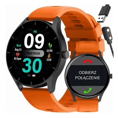 SMARTWATCH UNISEX GRAVITY GT2-9 - VOLÁNÍ BLUETOOTH, VLASTNÍ ŠTÍTY (sg019i)