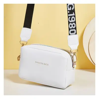 Crossbody kabelka s textilním popruhem Barva (Varianta): Bílá