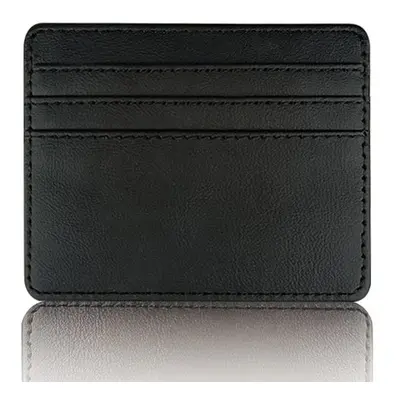 Jednobarevný mini cardholder Barva (Varianta): Černá