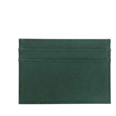 Jednobarevné pouzdro na karty s texturou Barva (Varianta): dark green 0668S