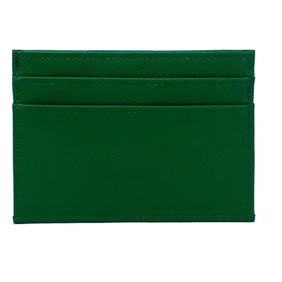 Koženkový mini cardholder Barva (Varianta): saffiano green