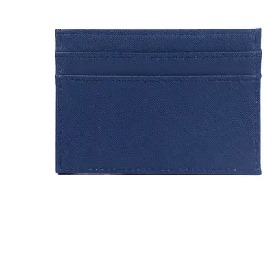 Koženkový mini cardholder Barva (Varianta): saffiano navy