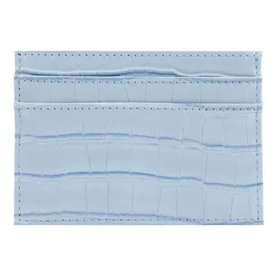 Koženkový mini cardholder Barva (Varianta): croco light blue