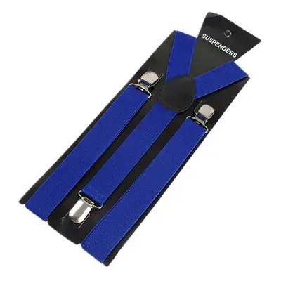 Pánské jednobarevné podvazky Barva (Varianta): Royal Blue C 20mm