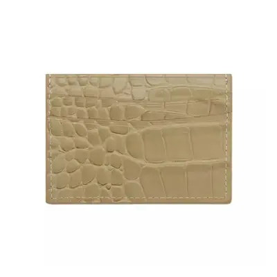 Koženkový mini cardholder Barva (Varianta): croco Ginger