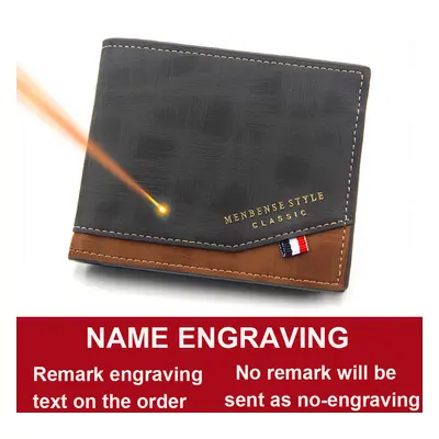 Pánský cardholder s možnosti gravírování Barva (Varianta): Black Name