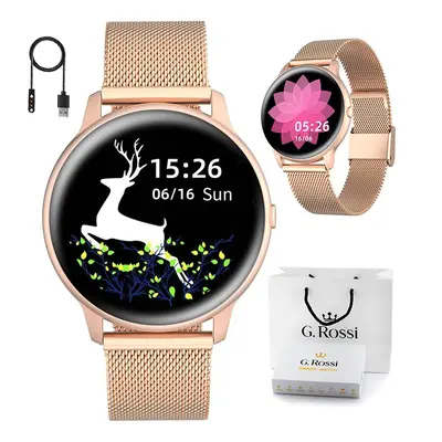 Dámské chytré hodinky SMARTWATCH G. Rossi SW015-2 pink (sg010b) Barva (Varianta): tay-15695-uniw