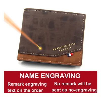 Pánský cardholder s možnosti gravírování Barva (Varianta): Dark Brown Name