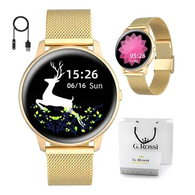 Dámské chytré hodinky SMARTWATCH G. Rossi SW015-2 pink (sg010b) Barva (Varianta): tay-15696-uniw