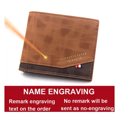 Pánský cardholder s možnosti gravírování Barva (Varianta): Brown Name