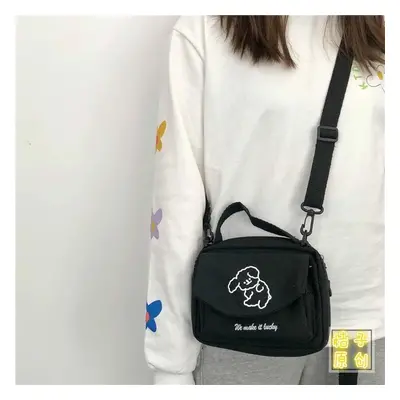 Crossbody kabelka se zajíčkem Barva (Varianta): Dog Black no pendant