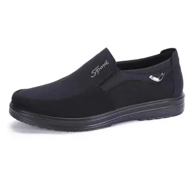 Pánské polobotky slip on Barva: Černá