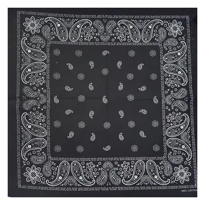 Barevná bandana s ornamenty Barva (Varianta): 41 New Černá