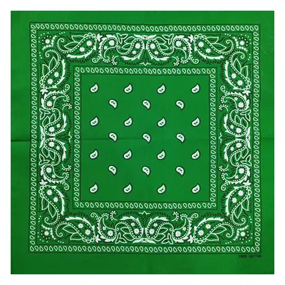 Barevná bandana s ornamenty Barva (Varianta): 26 Zelená