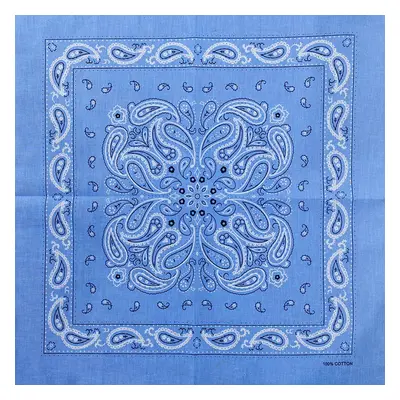 Barevná bandana s ornamenty Barva (Varianta): 61 Light Modrá 2