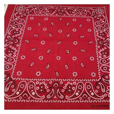 Barevná bandana s ornamenty Barva (Varianta): 43 New Červená