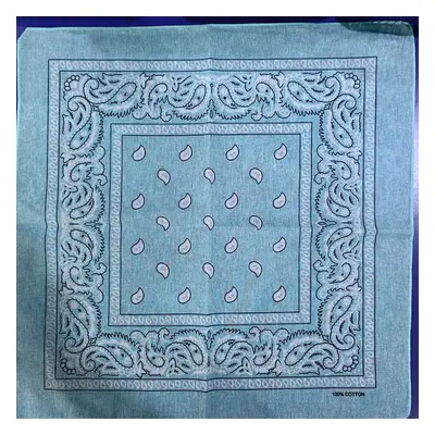 Barevná bandana s ornamenty Barva (Varianta): 24 Water Zelená