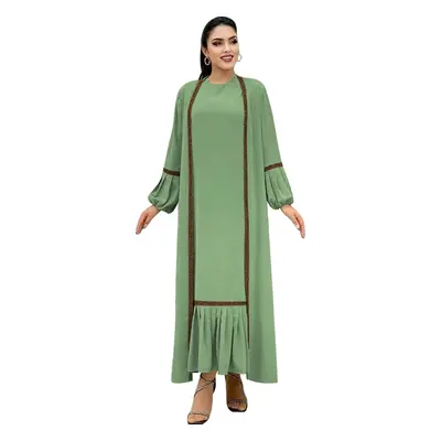 Dlouhé šaty Abayas 2v1 Muslim Dress Barva: Mořská